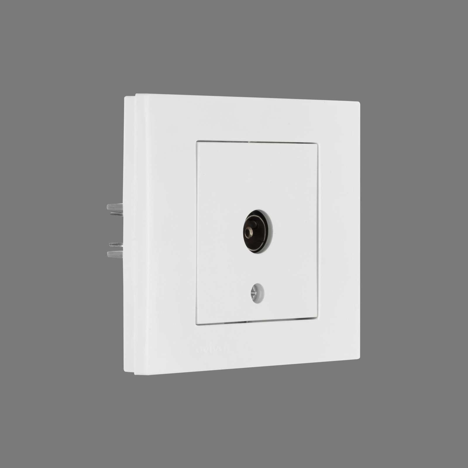 400-010300-225 Розетка TV кінцева GRANO біла