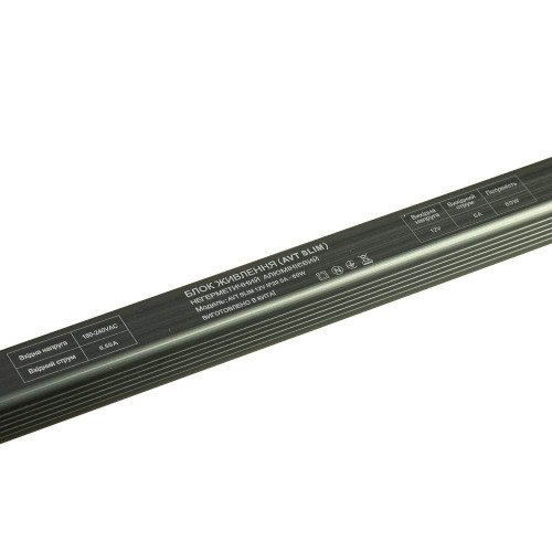 Блок живлення AVT SLIM 12V IP20 5А – 60W