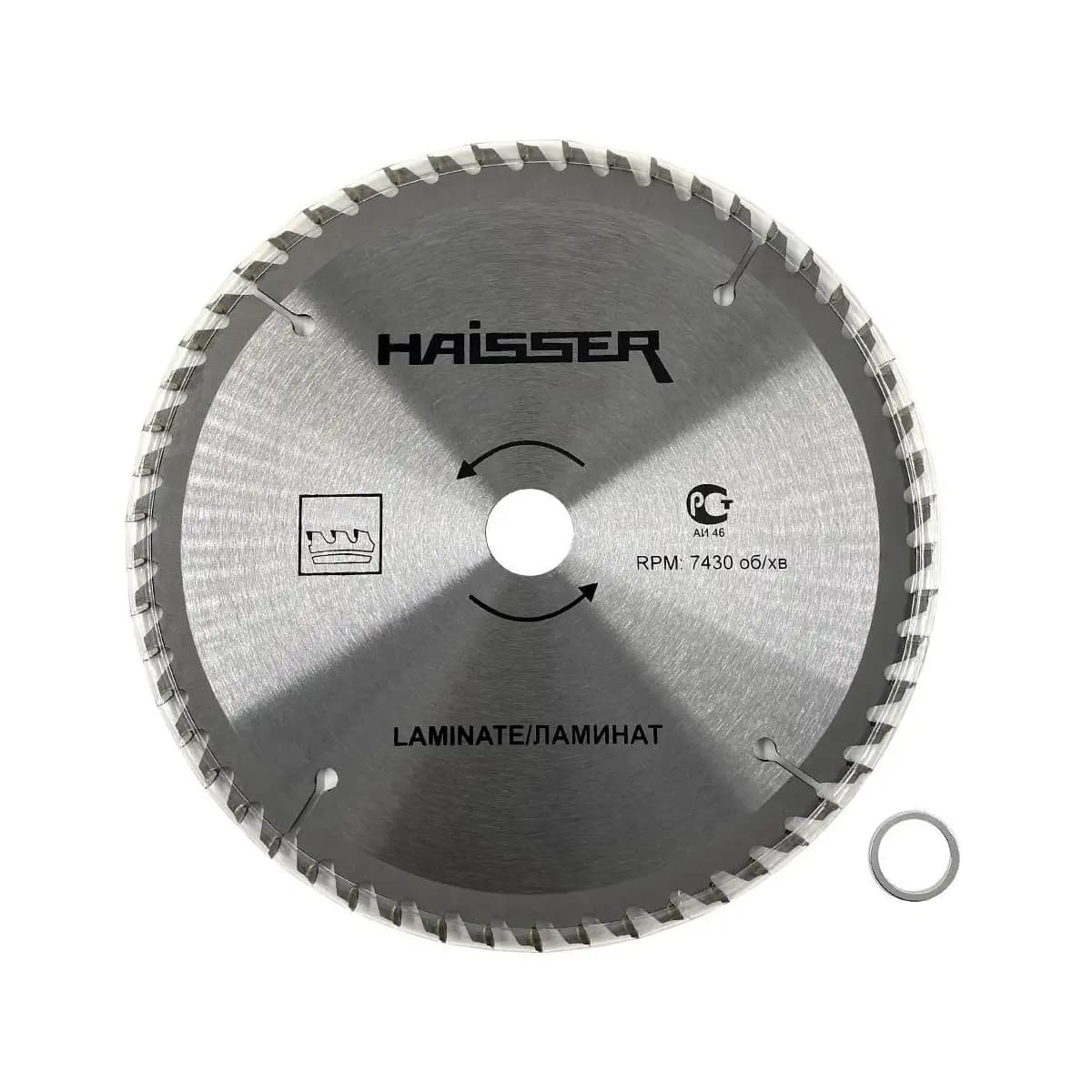 Диск пильний 190х30 54 зуб. по ламінату (негативний зуб) HAISSER