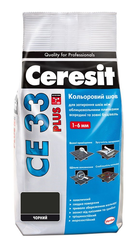 Затирка Ceresit CE33 Чорна