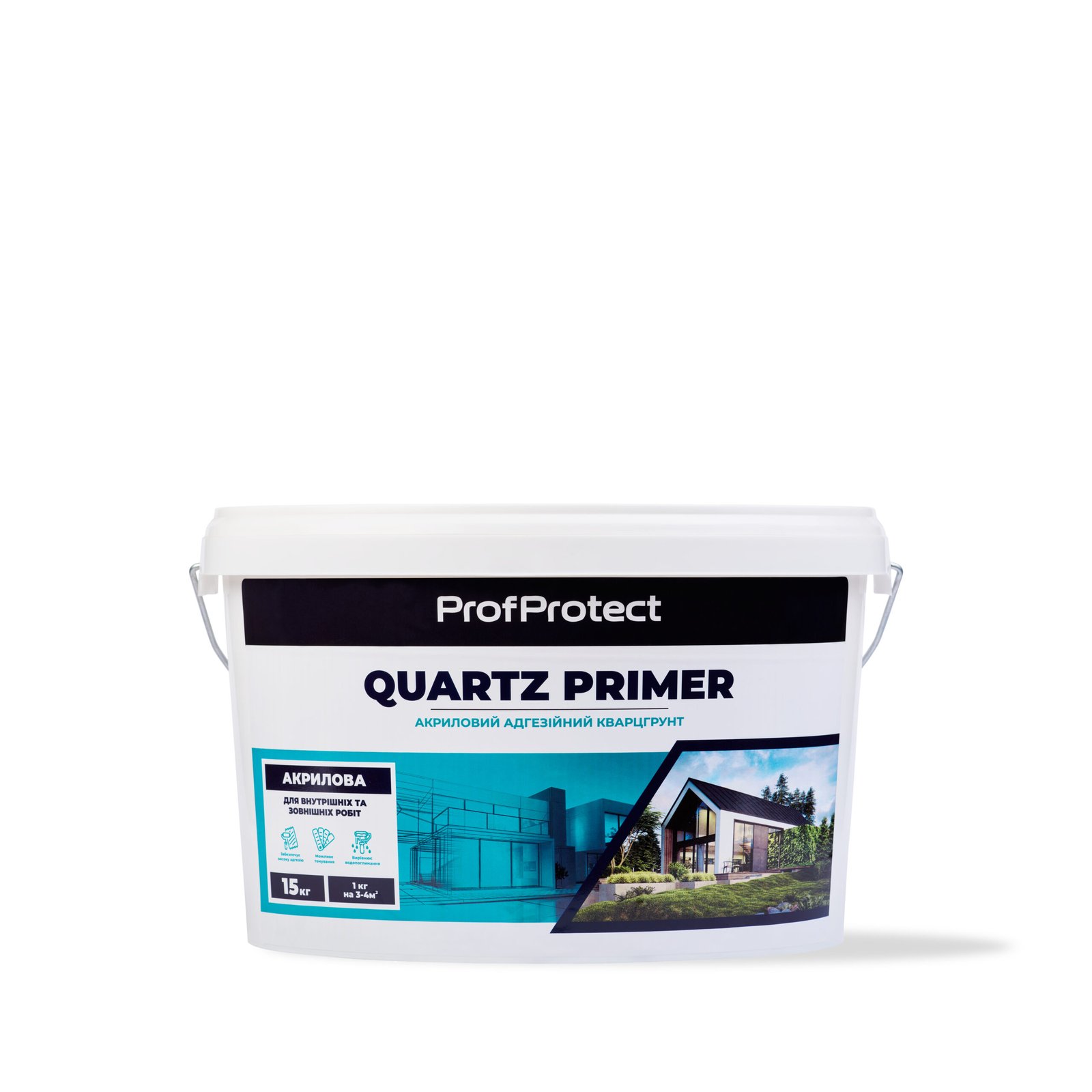 Кварц-грунт Акриловий ProfProtect QUARTZ PRIMER – 5л/7кг