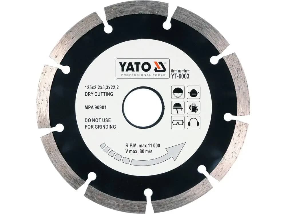 Диск відрізний SEGMENT YATO 125мм