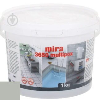 Епоксидний клей і затирка mira 3650 multiрох  (1 кг) срібло