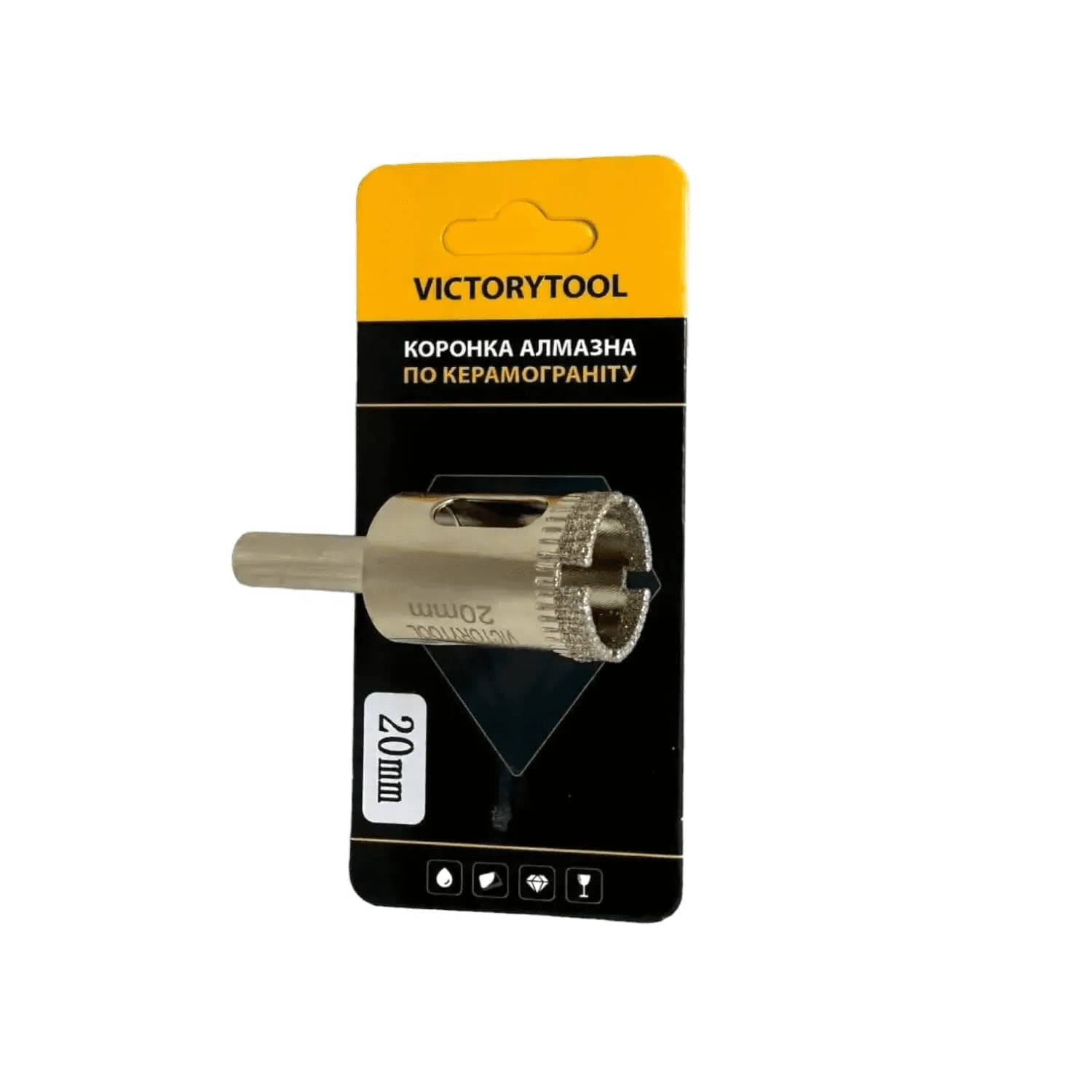 Коронка алмазна VICTORYTOOL 20 мм під дриль (v020)