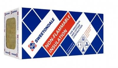 Мінвата листова 135/г 10см/1200/600(2шт.уп. 1.44м2 фасадна)
