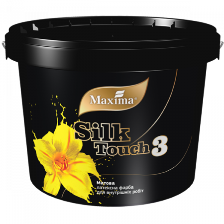 Матова латексна фарба Maxima Silk Touch 3, 12кг