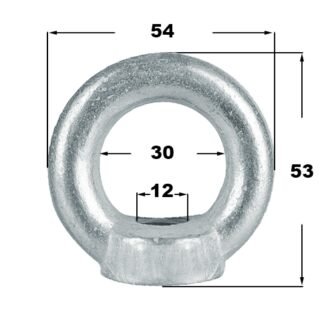 Рим-гайка (кільце) ЦБ 12х1,75 6шт (150)