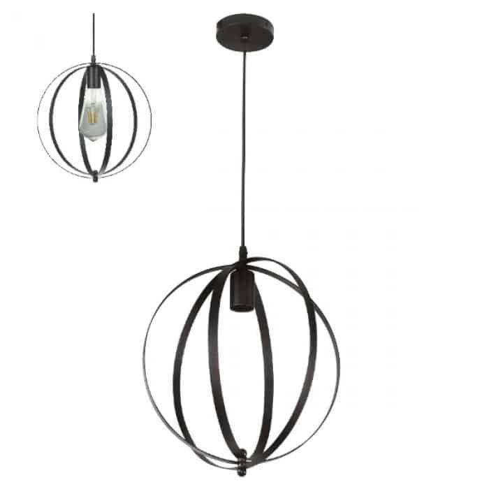 Світильник чорний Е27 NEWTON