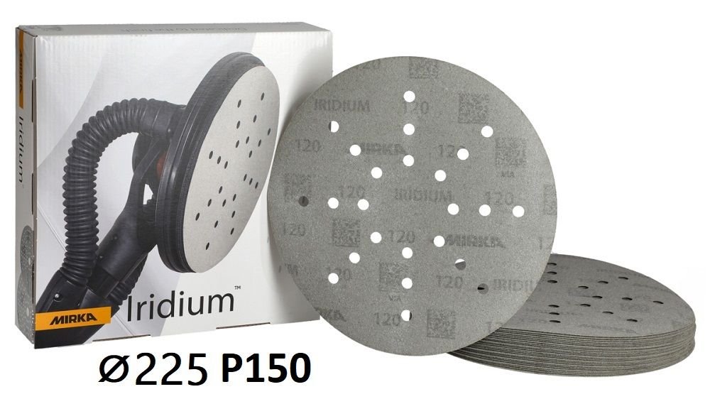 Шліфувальний круг 225 мм. Зерно Р150 (Iridium)