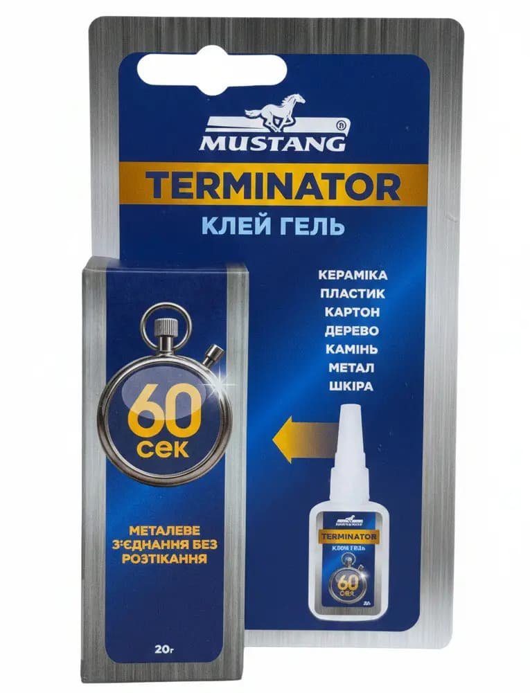 Клей TERMINATOR MUSTANG 20g
