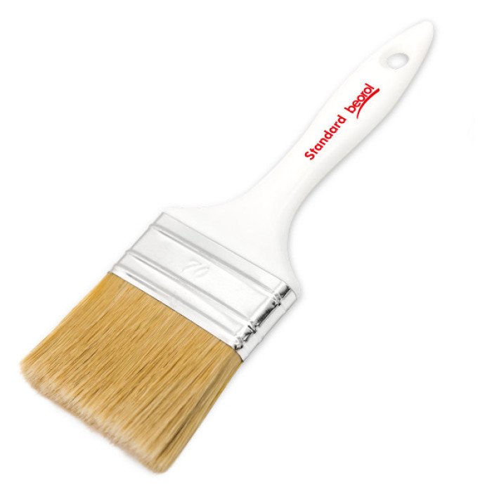 beorol Пензель малярний Universal Standard 70×15мм. Білий. (12шт/уп.)