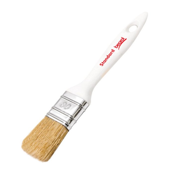 beorol Пензель малярний Universal Standard 30×15мм. Білий. (12шт/уп.)