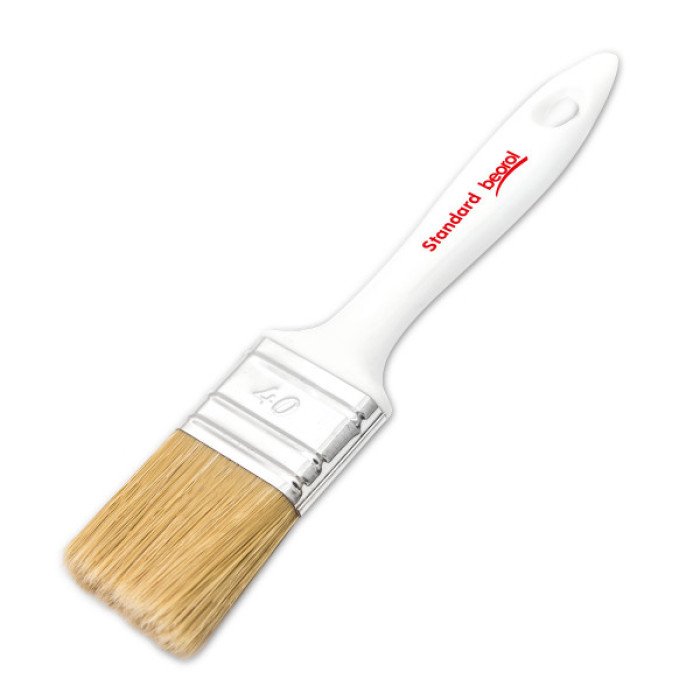 beorol Пензель малярний Universal Standard 40×15мм. Білий. (12шт/уп.)