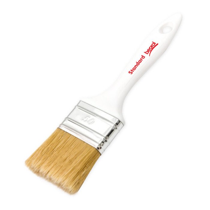 beorol Пензель малярний Universal Standard 50×15мм. Білий. (12шт/уп.)