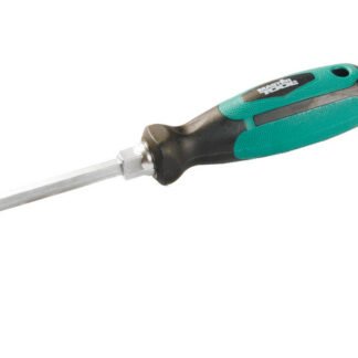Викрутка шліцева магнітна HEXAGON SL6*100 мм, ручка з TPR покриттям