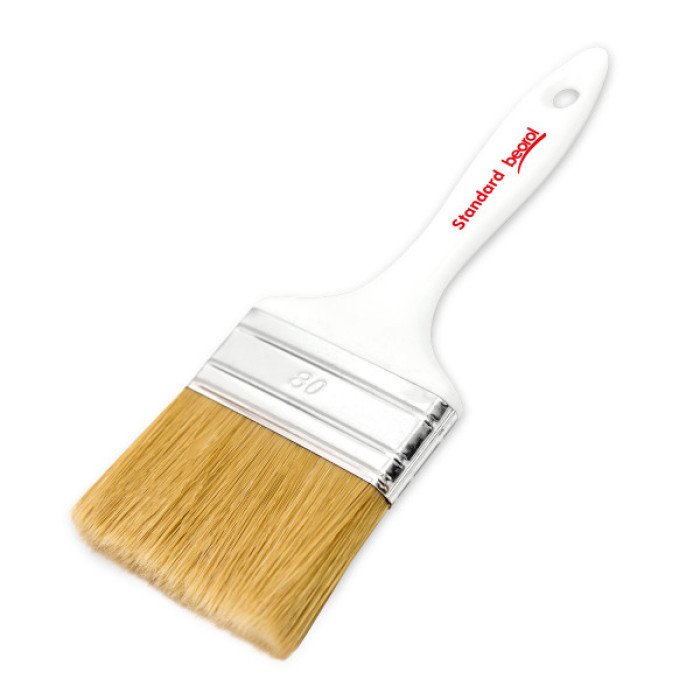 beorol Пензель малярний Universal Standard 80×15мм. Білий. (12шт/уп.)