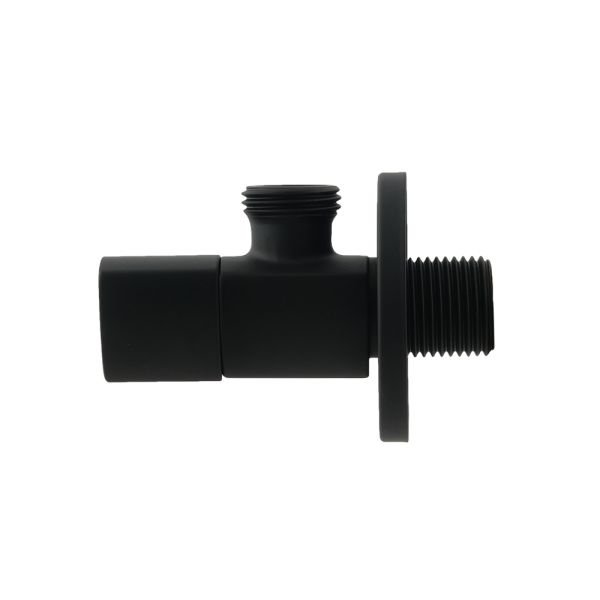 071747  | Кран прил.кут. 1/2х1/2 з керам. зап.ел. RELO Black RAFTEC VK8010