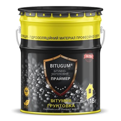 Праймер BITUGUM 18л бітумно-каучуковий