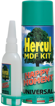 Супер-клей з активатором HERCUL HAPY MOMENT 25грам +100мл