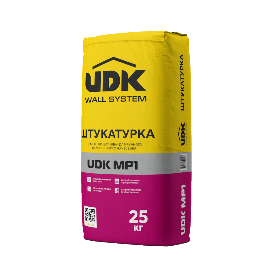 UDK 25кг штукатурка цементно-вапна