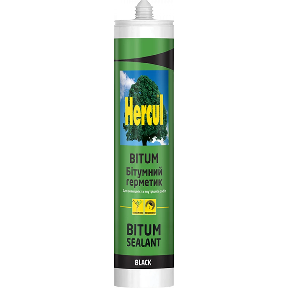 Бітумний (покрівельний)”HERCUL BITUM” Чорний 280ми