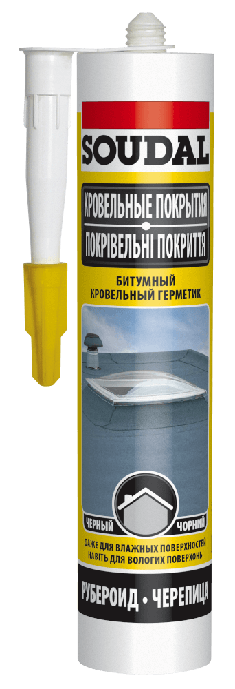 Герметик бітум. покрів. SOUDAFALT 280мл
