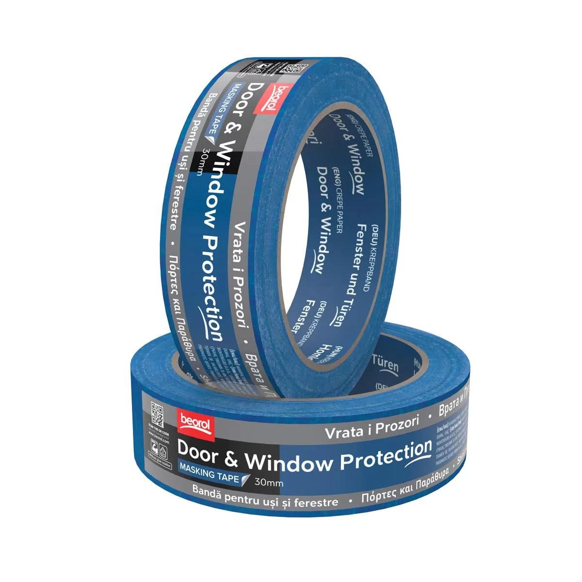 Маскуюча стрічка Door & Window Protection Beorol 30мм/50м